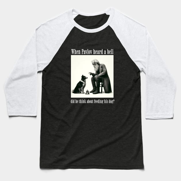 Funny Science: Pavlov Baseball T-Shirt by GreatGiftValues